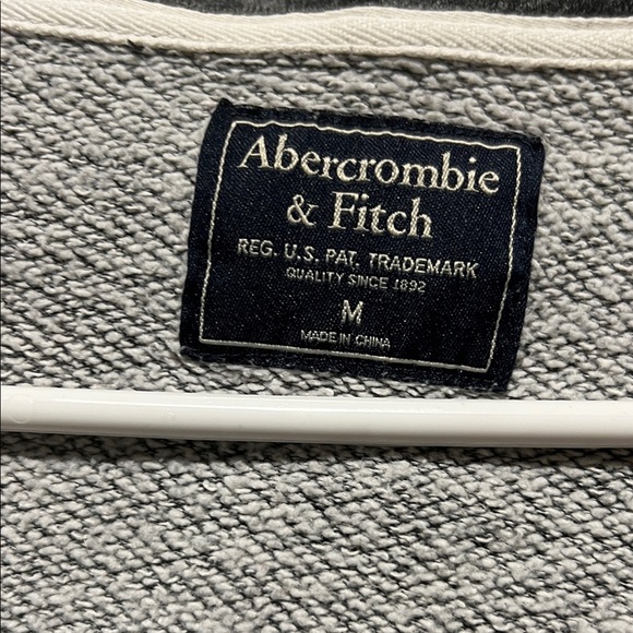 Abercrombie & Fitch Charcoal Zip-Up Hoodie - Picture 2 of 6